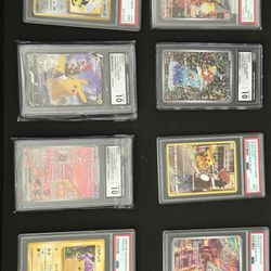 Pokemon Cards For Sale Pikachu Mew Slabs Psa 10 