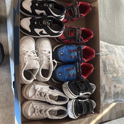 6 pairs of kids shoes