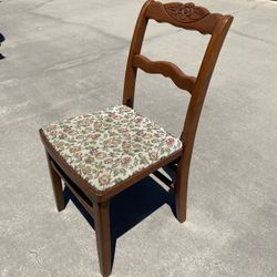 Antique Fold Up Chair