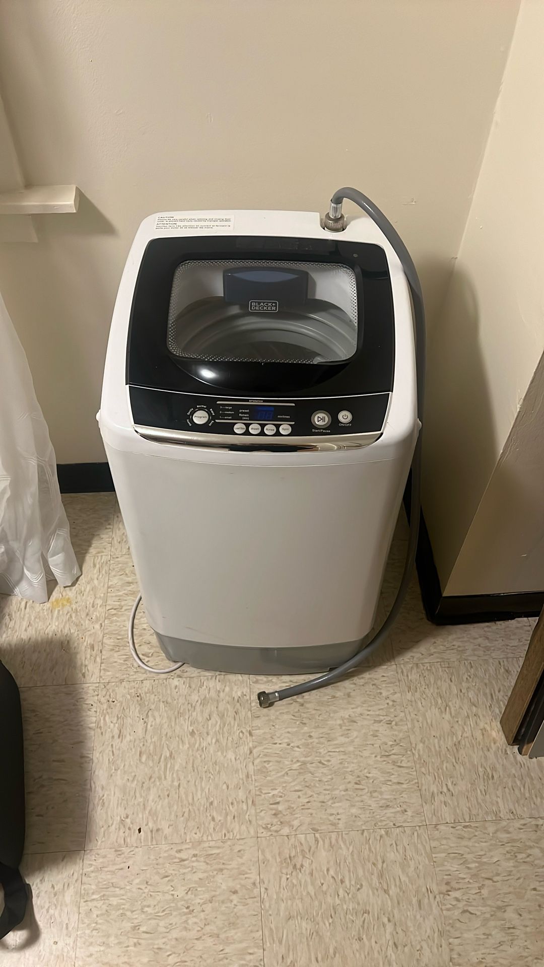 Black+Decker Small Portable Washing Machine