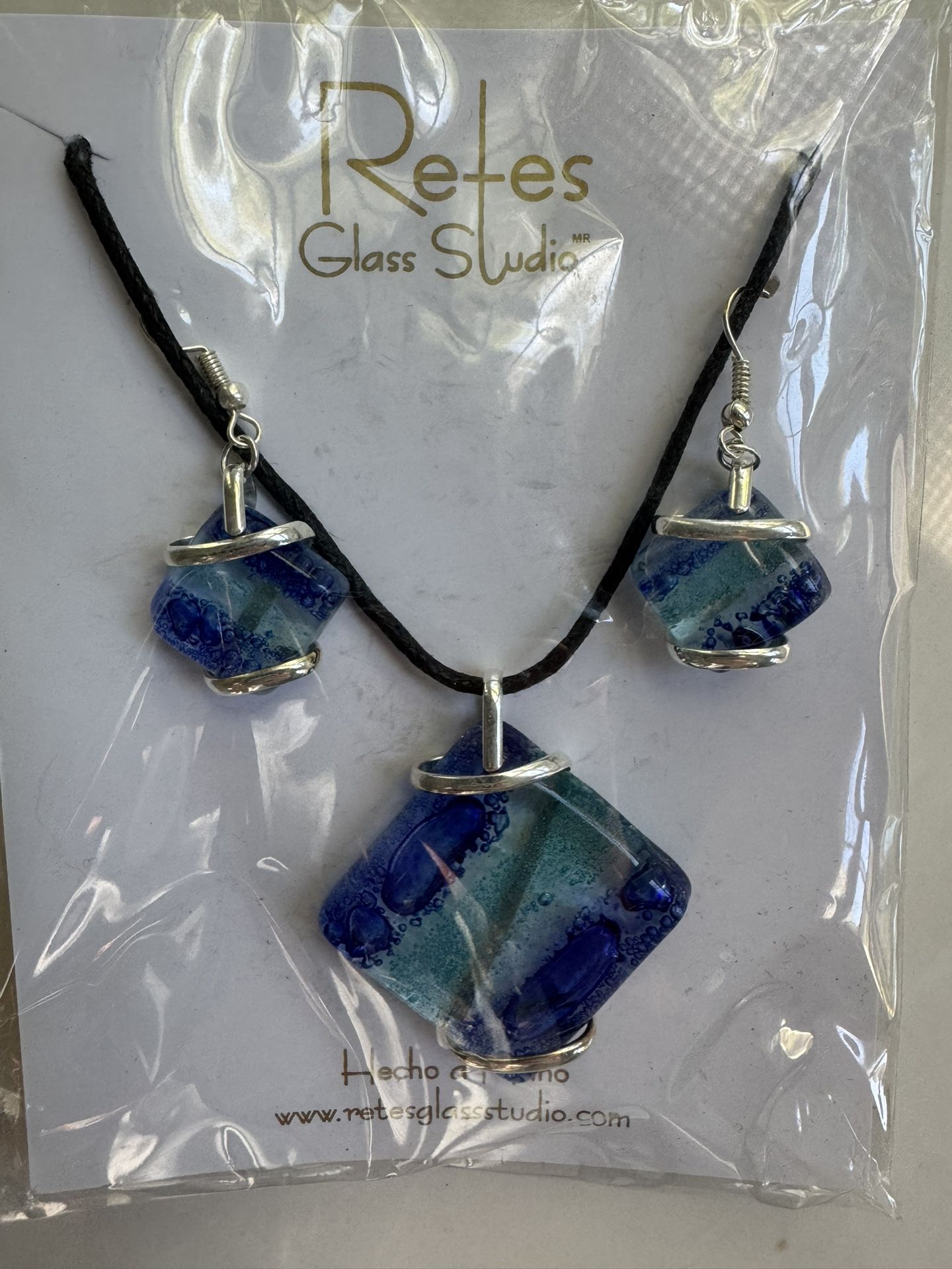 Retes Glass Studio Jewelry Set