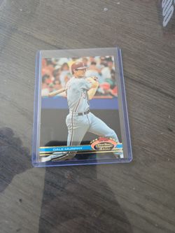 Dale Murphy Topps Stadium Club Baseball Card