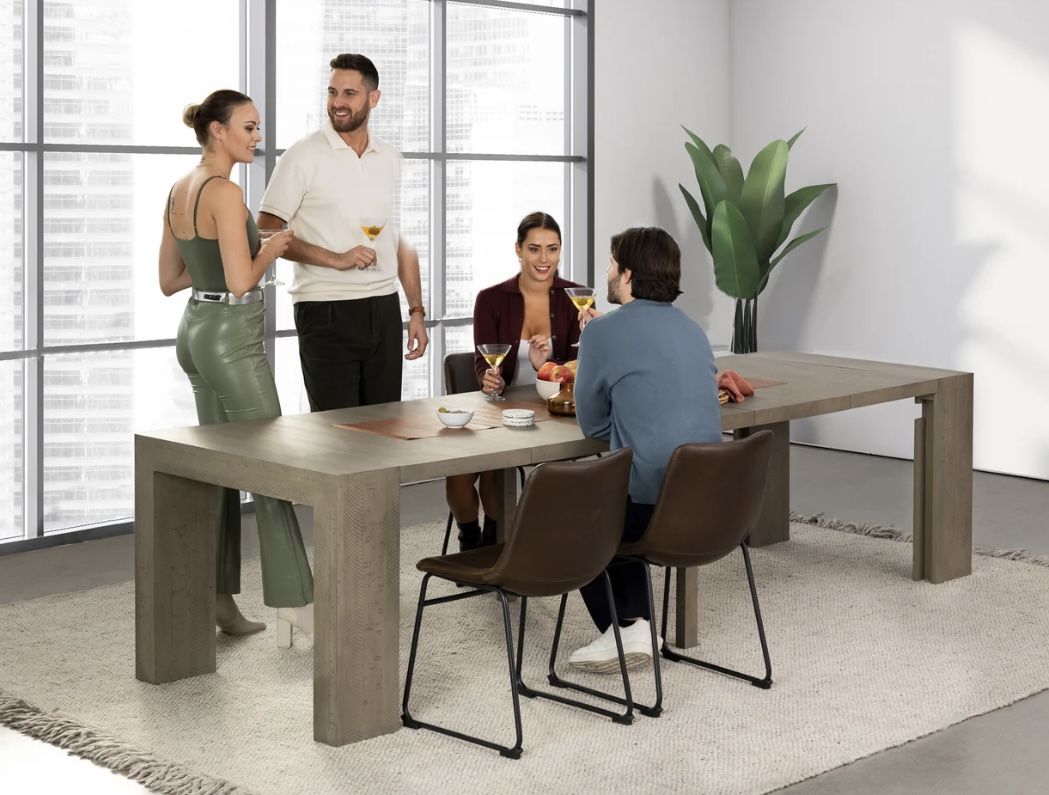 Transformer Dinning Table With Bench And Coffee Table