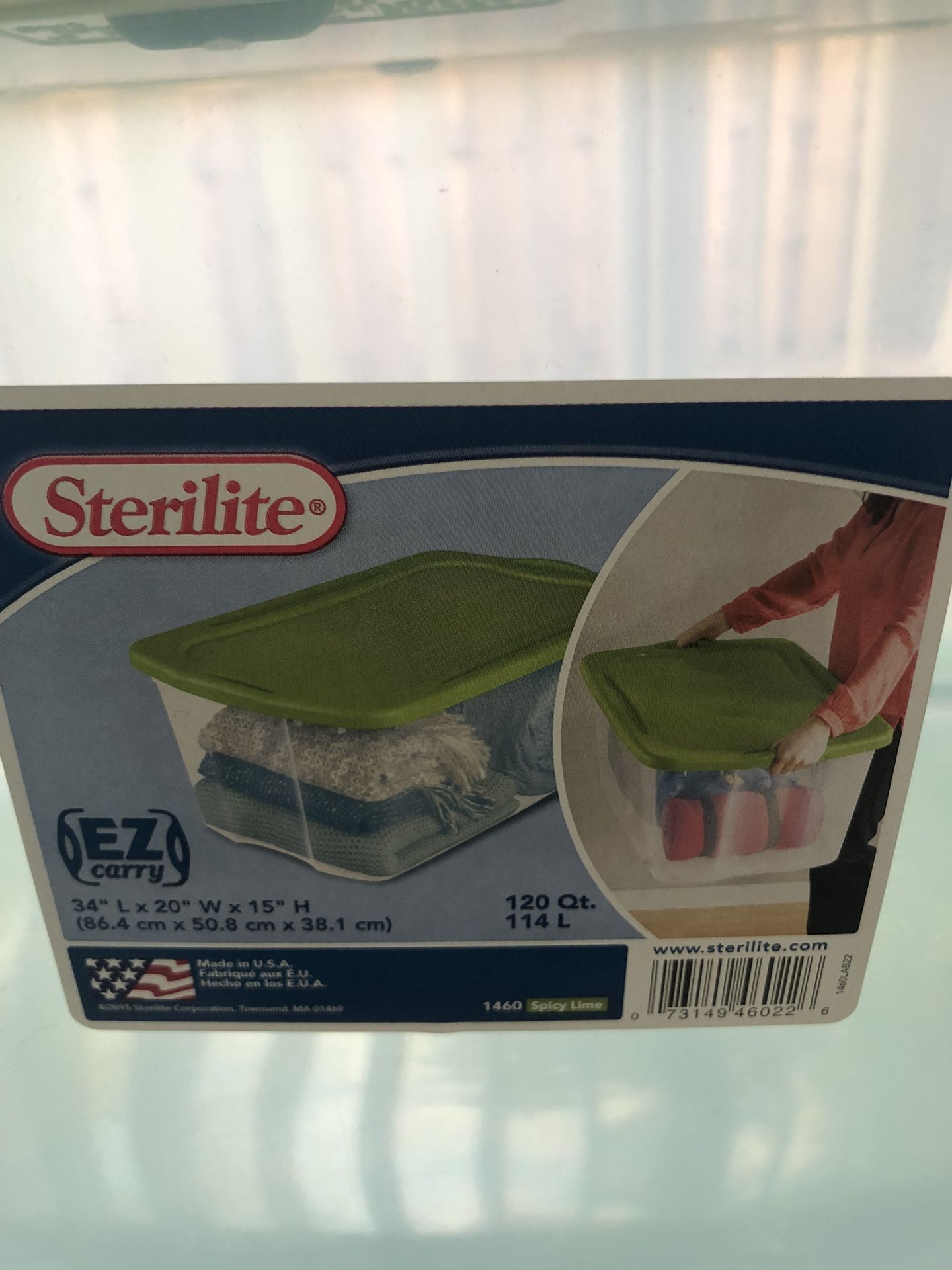 Sterilite 50 gallon storage bin with attached lid for Sale in Miami, FL -  OfferUp