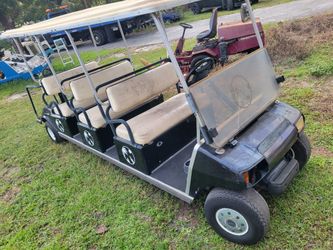 Club Car 8 Passenger Limo Golf Cart Runs Great