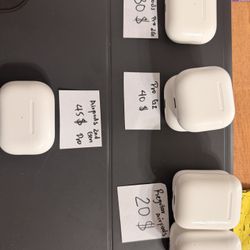 Apple AirPods Charging Cases — Various Models Negotiable Prices 