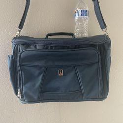 TravelPro Carry On Bag Crew 6 Shoulder Strap Teal Blue Underseat Suitcase 18"