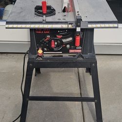 Craftsman Table Saw 10 Inch
