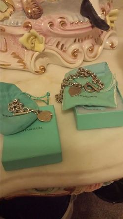 Tiffany bracelet and necklace