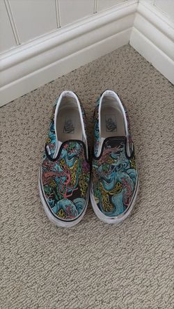Vans Classic Slip-On Graphic Print Size 10