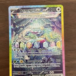 Terapagos EX SIR - Pokemon Stellar Crown