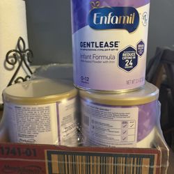 Pack Of 7 Enfamil Gentlease UNOPENED 