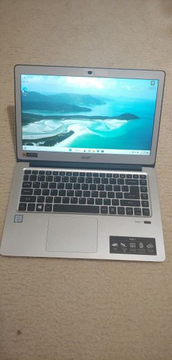 Acer Swift 3 Laptop 13" 8gb Ram 128ssd Windows 11 Working Fine