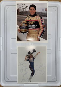 Signed Racing Memorabilia Autograph