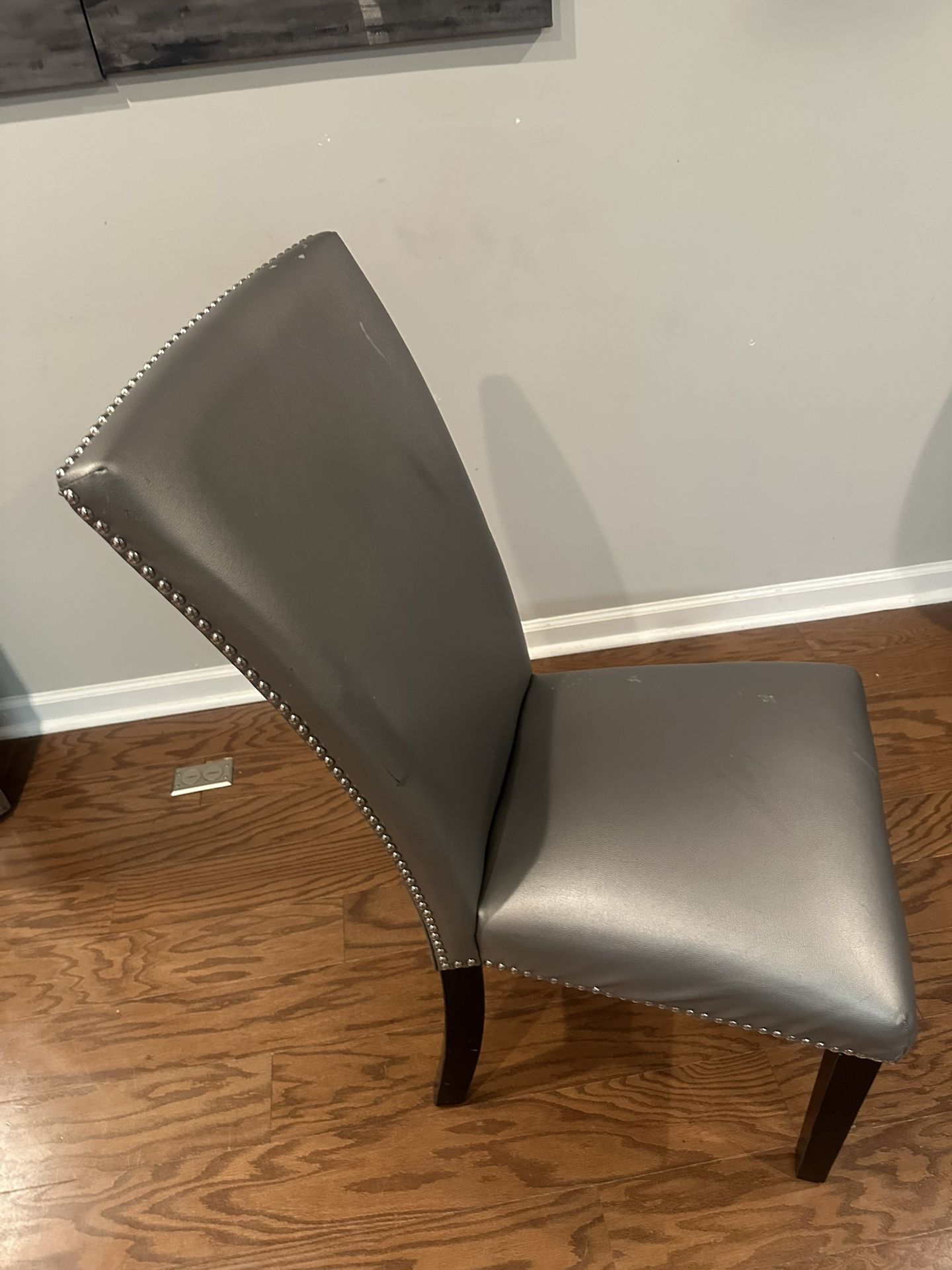 Silver Colored Chair