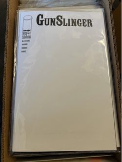 Gunslinger Spawn 50 Blank Cover comic book