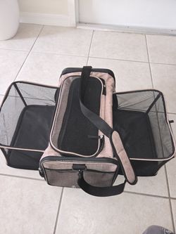 FOFOS Expandable Foldable Pet Carrier