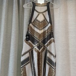 Express Sequined Mini Dress