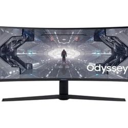 Samsung Odyssey 49" G9 1000R QLED Curved PC Gaming Monitor DQHD 240Hz G-Sync