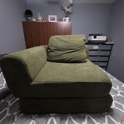 Small Green Convertible Sofa/bed