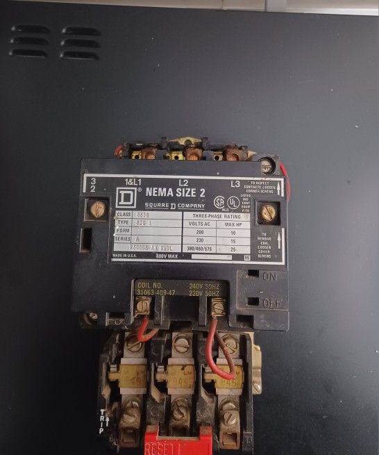Square D Motor Starter Contacts