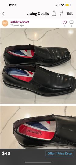 Nick It Mens leather 11 Loafers