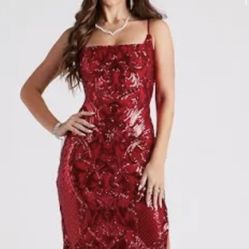 Red prom dress