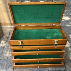 Wooden Mechanics Chest - Collection Display