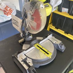 7 1/4" Ryobi cordless miter saw 