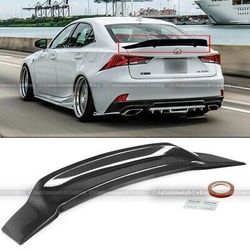 14-20 LEXUS IS200t IS300 IS350 R STYLE Carbon Fiver TRUNK SPOILER WING