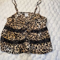Cheetah Camisole Woman’s Size Medium 