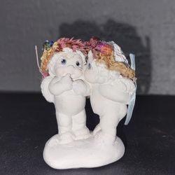 Dreamsicles "Stolen Kiss" Cherub Figurines By: Kristin Haynes 