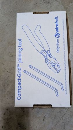 Compact grid wire belt joining tool