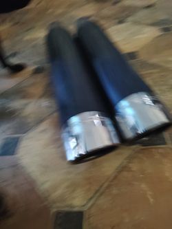 FREEDOM EXHAUST INDIAN 4" SLIP-ONS FOR VINTAGE / CLASSIC W/O HARD BAGS