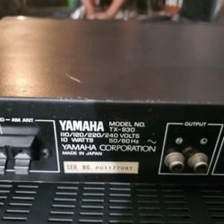 Kenwood amplifier & Yamaha stereo am/fm receiver