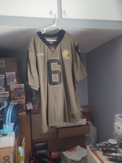 Baker Mayfield salute to the troops 3xl jersey