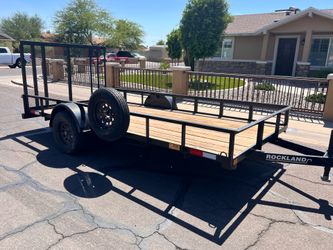 Rockland utility trailer 77”x14’