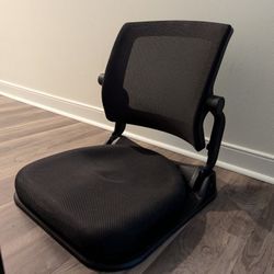 Foldable Ergonomic Floor  Chair with Back Support 