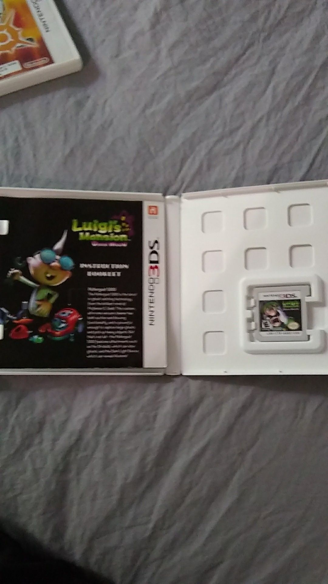 3DS game Luigi's mansion