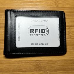 Black Leather Wallet