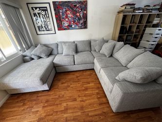 U-Shaped Sectional Sofa - too big for my house ... basically new!