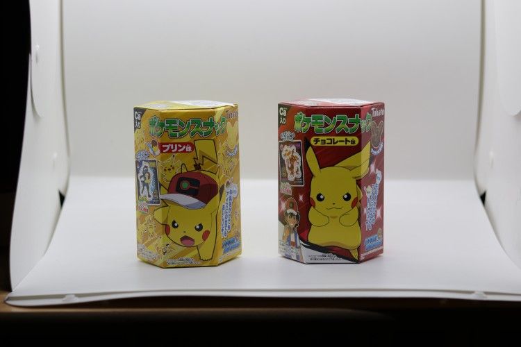RARE PAIR IMPORTED Japanese Pokemon Snack Puffed Pikachu Sticker TOHATO
