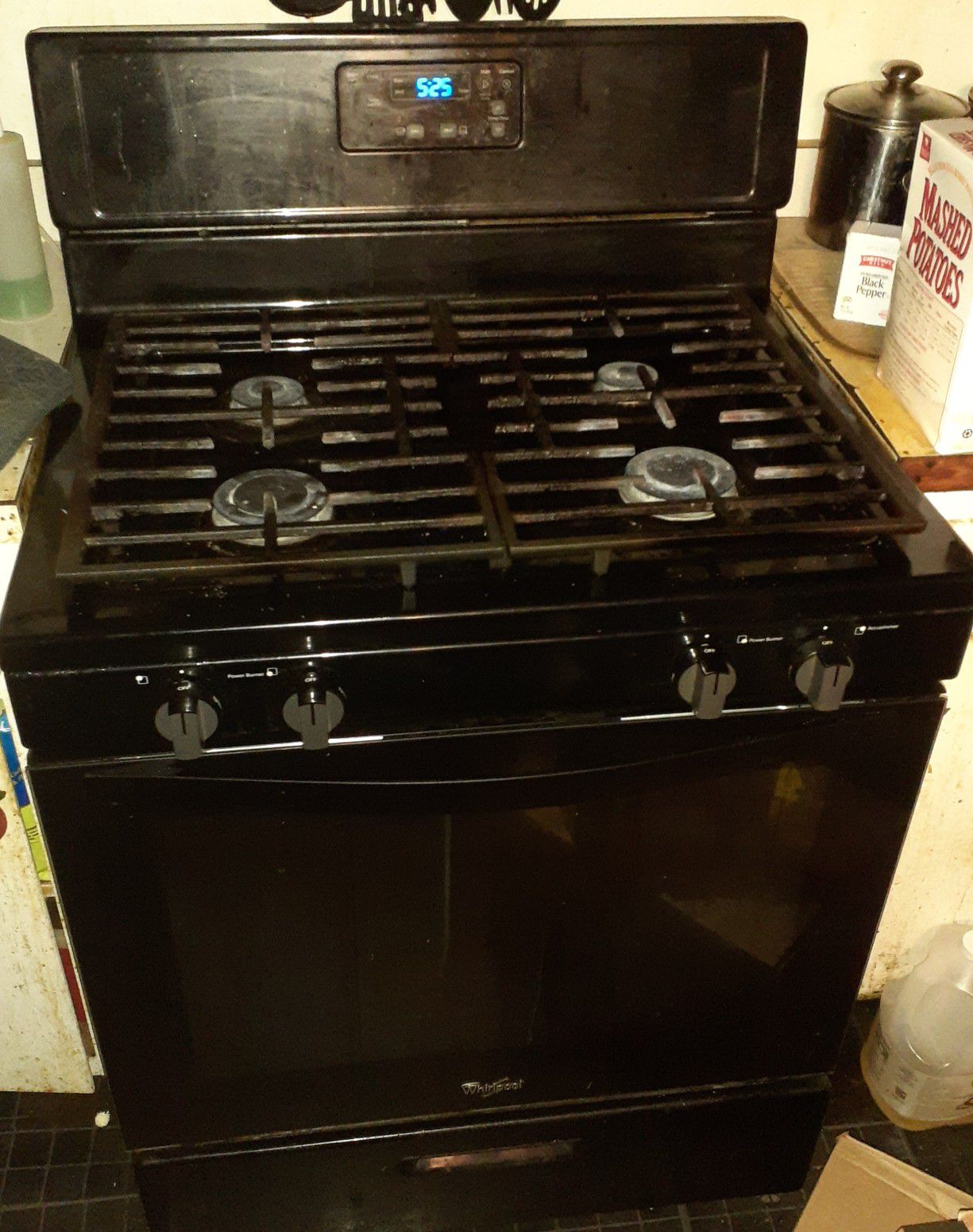 Black stove