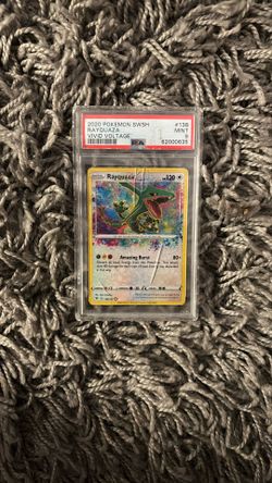 PSA 9 Rayquaza Color Blast Vivid Voltage
