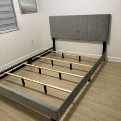 Bed  With Box Spring 