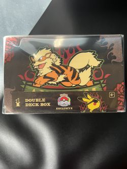 Pokemon Worlds Championship Anaheim 2025 Double Deck Box Arcanine