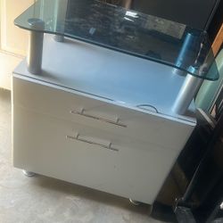 Glass Filing Cabinet 🗄️ 