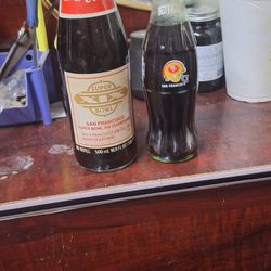 Antique 49er Coca Cola Bottles