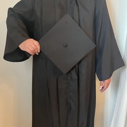 GraduatePro Matte Graduation Cap and Gown 2024  for High School & College 