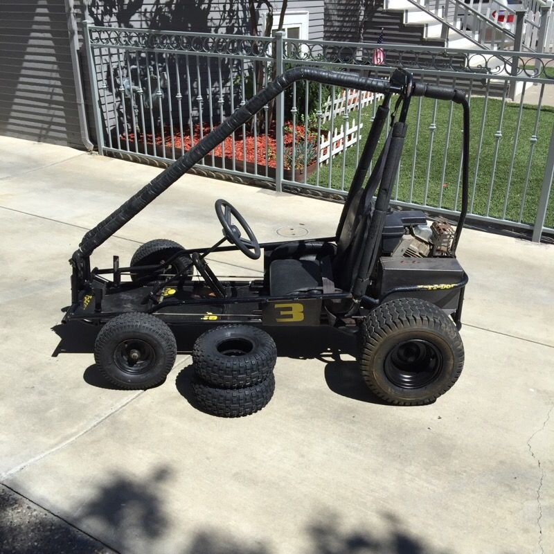 Yerf Dog Go Kart-Go Cart Single Seater With Roll Cage